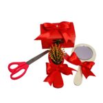 Set Mot Personalizat, Alba ca Zapada, 5 Piese, Lemn, Rosu, 20x30cm, SMD004 - imagine 5