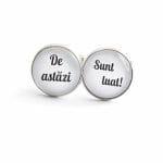 Butoni Personalizati, Mire, Nunta, Argintiu, 18x16 mm, BMN011