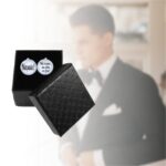 Butoni Personalizati, Mire, Nunta, Argintiu, 18x16 mm, BMN013 - imagine 5