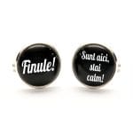 Butoni Personalizati, Nas, Nunta, Argintiu, 18x16 mm, BMN022