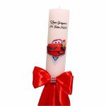 Lumanare Botez, Personalizata, Cars, Rosu, 35 cm, LMB013 - imagine 5
