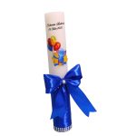 Lumanare Botez, Personalizata, Elefantul Cici, Albastru, 35 cm, LMB018 - imagine 4