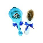 Set Gatitul Miresei, Nunta, 3 Piese, Lemn, Albastru, 22x36cm, SGMRSD019 - imagine 6