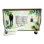 Set Gatit Mire, Nunta, 3 Piese, Lemn, Verde, 22x35cm, SGMRD003 - imagine 4