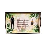 Set Gatit Mire, Nunta, 3 Piese, Lemn, Verde, 22x35cm, SGMRD003 - imagine 2