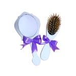 Set Gatitul Miresei, Nunta, 3 Piese, Mov, Lavanda, 22x35cm, SGMRSD010 - imagine 5