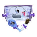 Set Gatitul Miresei, Nunta, 3 Piese, Mov, Lavanda, 22x35cm, SGMRSD010