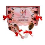 Set Gatitul Miresei, Nunta, 3 Piese, Rosu, 22x35cm, SGMRSD012 - imagine 3