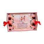 Set Gatitul Miresei, Nunta, 3 Piese, Rosu, 22x35cm, SGMRSD012 - imagine 6