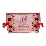 Set Gatitul Miresei, Nunta, 3 Piese, Rosu, 22x35cm, SGMRSD012 - imagine 2