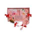 Set Gatitul Miresei, Nunta, 3 Piese, Rosu, 22x35cm, SGMRSD014