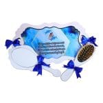 Set Gatitul Miresei, Nunta, 3 Piese, Lemn, Albastru Royal, 22x36cm, SGMRSD017 - imagine 4