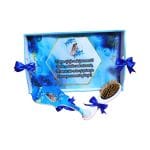 Set Gatitul Miresei, Nunta, 3 Piese, Lemn, Albastru Royal, 22x35cm, SGMRSD018 - imagine 5
