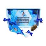 Set Gatitul Miresei, Nunta, 3 Piese, Lemn, Albastru Royal, 22x35cm, SGMRSD018