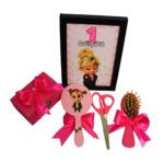 Set Mot Personalizat, Baby Boss Girl, 6 Piese, Lemn, Roz, 20x30cm, SMD009 - imagine 2