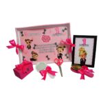Set Mot Personalizat, Baby Boss Girl, 6 Piese, Lemn, Roz, 20x30cm, SMD009 - imagine 3
