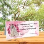 Plic Bani Nunta, Carton, Roz, Floral, PN16 - imagine 5