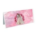 Plic Bani Nunta, Carton, Roz, Floral, PN16 - imagine 2