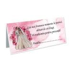 Plic Bani Nunta, Carton, Roz, Floral, PN16