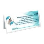 Plic Bani Nunta, Carton, Albastru, Floral, PN18