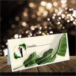 Plic Bani Nunta, Carton, Verde, Exotic, PN20 - imagine 5