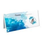 Plic Bani Nunta, Carton, Albastru, PN22 - imagine 2