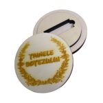 Cutie Stick, Botez, Rotund, Lemn Natur, 12,5 cm, CSNB003 - imagine 3