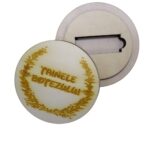 Cutie Stick, Botez, Rotund, Lemn Natur, 12,5 cm, CSNB003 - imagine 4