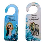 Set Placute Usa Miri, Nunta, Albastru, 15x6cm, PUSHH020 - imagine 3