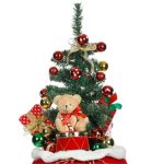 Decoratiune de Craciun, Sac, cu Brad, Cadouri & LED 60cm, DCJ060 - imagine 2