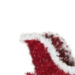 Decoratiune de Craciun, Sanie, cu Tinsel Rosu, 28cm, DCJ062 - imagine 2