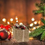 Decoratiune de Craciun, Cadou, din Spuma, cu Panglica, Bej, Conuri,13x13x15cm, DCJ074 - imagine 4