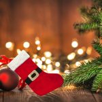 Decoratiune de Craciun, Cizma, de Craciun, Roşie, Moş Craciun, 41cm, DCJ097 - imagine 5