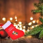 Decoratiune de Craciun, Ciorap, Imprimeu, Acadea, 45cm, DCJ101 - imagine 5