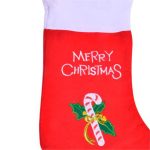 Decoratiune de Craciun, Ciorap, Imprimeu, Acadea, 45cm, DCJ101 - imagine 3