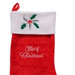 Decoratiune de Craciun, Cizmulita, Catifelata, Rosie, 71x43cm, DCJ114 - imagine 2