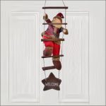 Decoratiune de Craciun, Moş Craciun, Scara, 60cm, DCJ117 - imagine 4