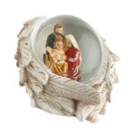 Decoratiune de Craciun, Glob Lichid, Aripi de Inger, Familie, 6 cm, DCJ144 - imagine 4