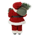 Decoratiune de Craciun, Mos Craciun, Realist, Rosu, Cadouri, 30 cm, DCJ152 - imagine 4