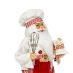 Decoratiune de Craciun, Figura, Mos Craciun, Realist, Bucatar, DCJ154 - imagine 5