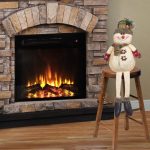 Decoratiune de Craciun, Figurina, Om de Zapada, Ecru, Caciula, cu Carouri, 32cm, DCJ174 - imagine 3