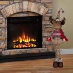 Decoratiune de Craciun, Figurina, Cerb, Haina, Zakar, Picioare, Extensibile, 108-150cm, DCJ202 - imagine 2