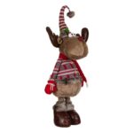 Decoratiune de Craciun, Figurina, Cerb, Haina, Zakar, Picioare, Extensibile, 108-150cm, DCJ202 - imagine 4