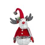Decoratiune de Craciun, Figurina, Cerb, Rosu, 97cm, DCJ213 - imagine 5
