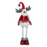 Decoratiune de Craciun, Figurina, Cerb, Rosu, 97cm, DCJ213