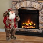 Decoratiune de Craciun, Figurina, Mos Craciun, Cadouri & Crengi, 81cm, DCJ214 - imagine 2