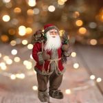 Decoratiune de Craciun, Figurina, Mos Craciun, Cadouri & Crengi, 81cm, DCJ214 - imagine 5