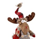 Decoratiune de Craciun, Figurina, Cerb, 20cm, DCJ224 - imagine 3