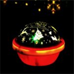 Proiector de Craciun, Camera, Copiilor, LED, Culori, Schimbabile,13x10.5cm, DCJ230 - imagine 5