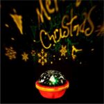 Proiector de Craciun, Camera, Copiilor, LED, Culori, Schimbabile,13x10.5cm, DCJ230 - imagine 3